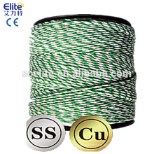 Polytape Polywire 400m Roll Poly Tape / wire Cerca eléctrica Hot wire Farm Suit Solar Energiser